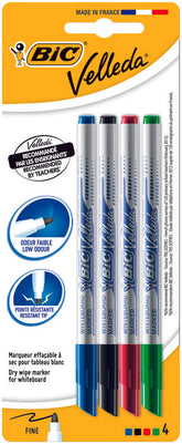 Rotulador Bic Velleda 1721 Blister 4 Uds 875711 | Tipp-Ex | Pack 1 Unidades